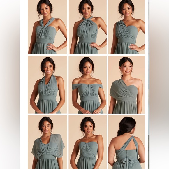 BIRDY GREY - GRACE CONVERTIBLE DRESS - CHIFFON TAUPE - Picture 4 of 10